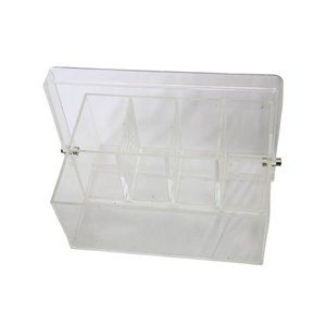 1988 US Acrylic Inc Divided Box w/ Handle Basket 90375